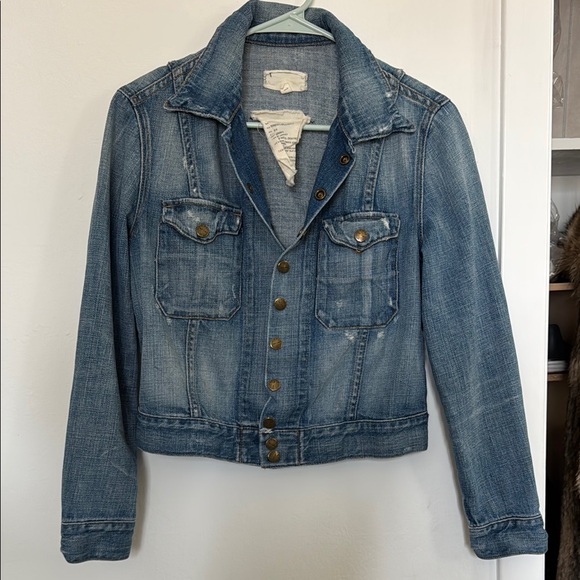 Current/Elliott Blue Jean Jacket - Picture 2 of 8